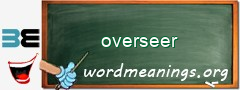 WordMeaning blackboard for overseer